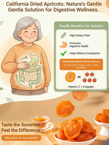 ✨California's high-quality dried Apricots.👨‍👩‍👧‍👦 Ideal shared snack for the whole familyOriginal-9YOE9