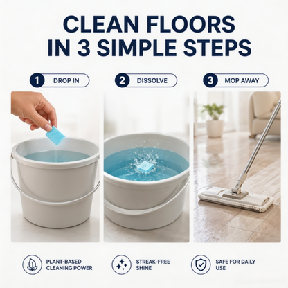 Floor Cleaning Tablets for Easier Whole-Home Cleaning-9YB