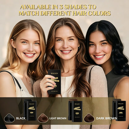 BOLEJOY Instant Gray Hair Touch-Up Stick – Quickly Cover White Roots & Hairline Gaps, Long-Lasting Waterproof Color-9YB
