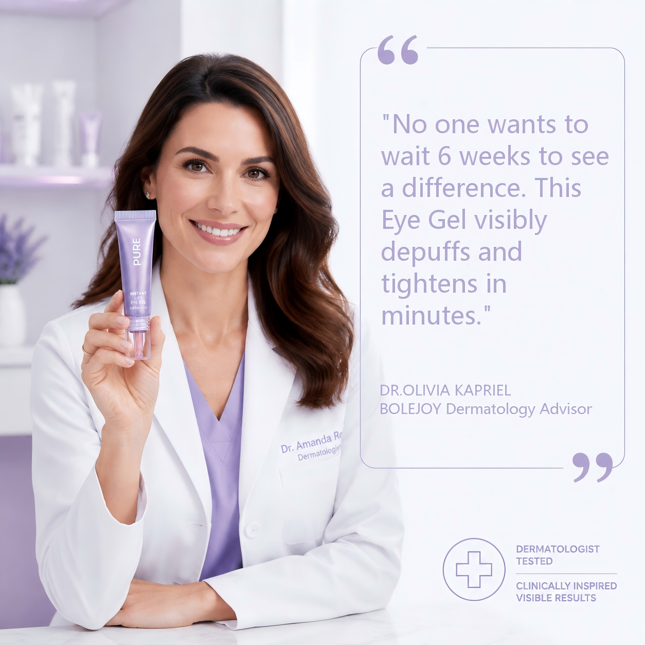 BOLEJOY Instant Lift Eye Gel – Advanced Under-Eye Tightening Technology for Puffiness, Fine Lines & Tired Eyes-9YB
