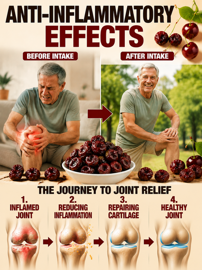 🍒Dried Sour Cherry Snacks, Natural Pitted Fruit Treats 👨‍👩‍👧‍👦Small chewy fruit bites, create sweet relaxing family leisure time-9YOE9
