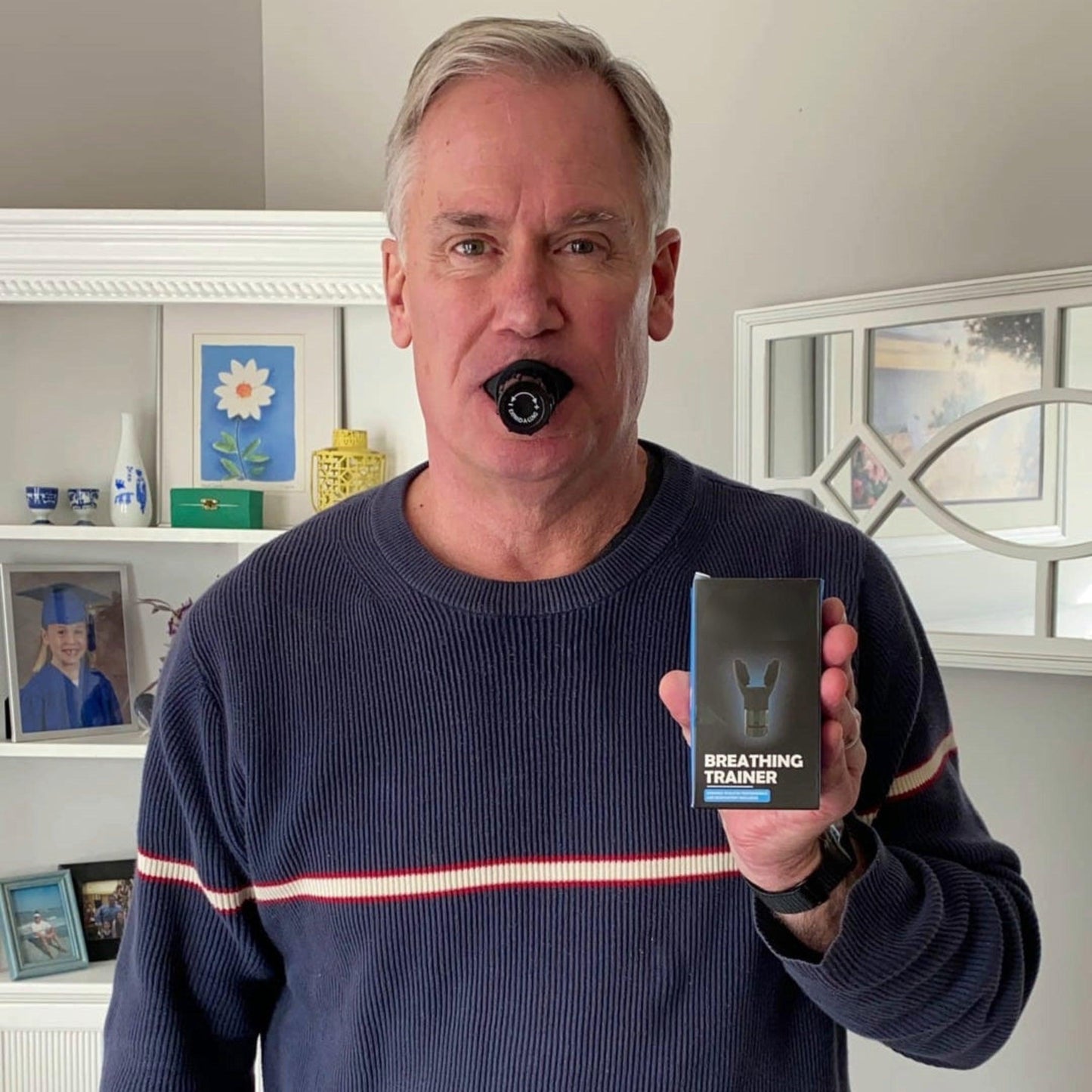 Lung Breathing Exercise Device | Respiratory Muscle Trainer-9YOE9