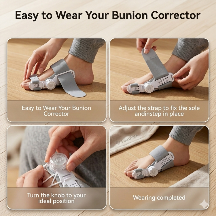 Unisex orthopedic hallux valgus splint-self-adjusting orthopedic toe sleeve, common to left and right feet-9YB