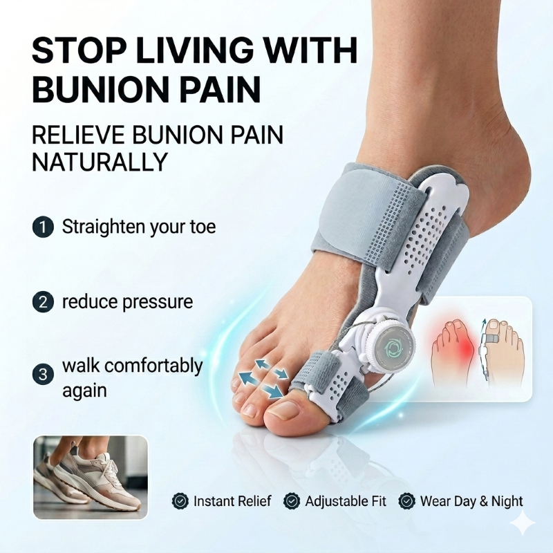 Unisex orthopedic hallux valgus splint-self-adjusting orthopedic toe sleeve, common to left and right feet-9YB