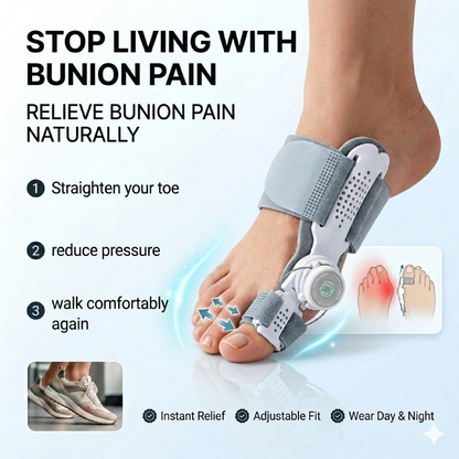 Unisex orthopedic hallux valgus splint-self-adjusting orthopedic toe sleeve, common to left and right feet-9YB
