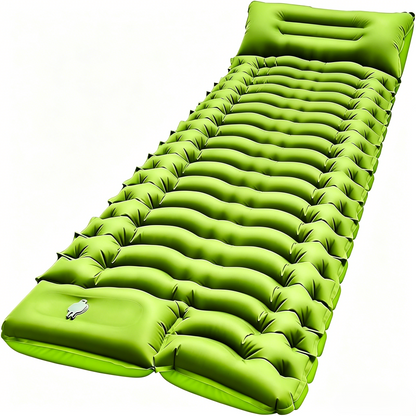 Ultra-Light Inflatable Camping Sleeping Pad with Built-in Foot Pump-9YOE9