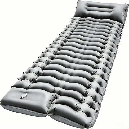 Ultra-Light Inflatable Camping Sleeping Pad with Built-in Foot Pump-9YOE9