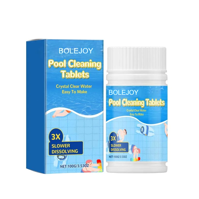 Pool Cleaning Tablets | 2X Algae Control, Gentle & Safe for Family Use-9YOE9