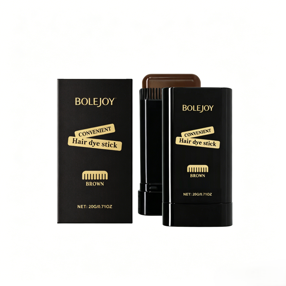BOLEJOY Instant Gray Hair Touch-Up Stick – Quickly Cover White Roots & Hairline Gaps, Long-Lasting Waterproof Color-9YB