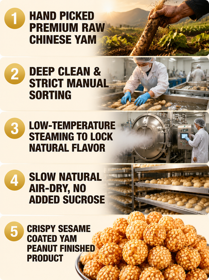 🥜Sesame Coated Yam Peanuts. 👨‍👩‍👧‍👦 Ideal shared snack for the whole familyOriginal Flavor-9YOE9